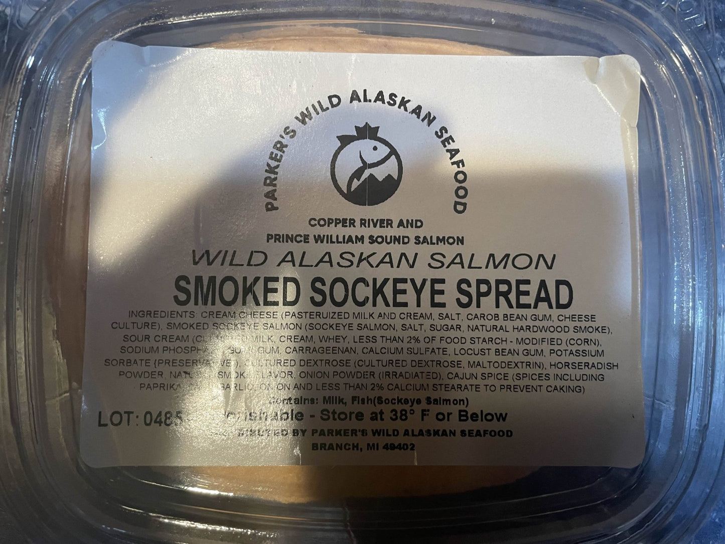 Smoked Sockeye Salmon Spread - Parker's Wild Alaskan Seafood