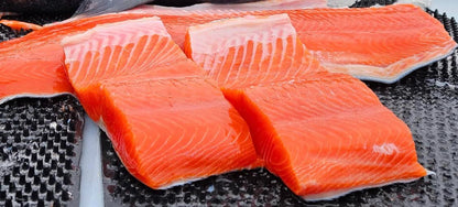 Copper River sockeye salmon center-cut portions, 1 lb, wild-caught and flash-frozen