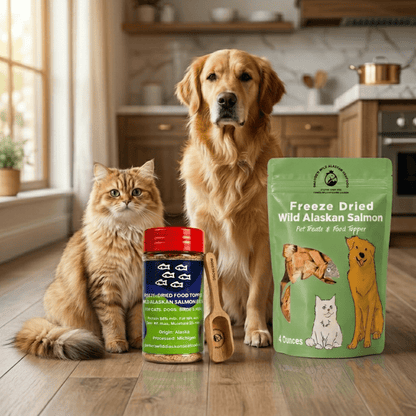 Freeze Dried Wild Alaskan Salmon Pet Treats - Parker's Wild Alaskan Seafood