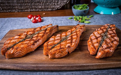 Kenai Sockeye Salmon Steaks (1 Lb) - Parker's Wild Alaskan Seafood