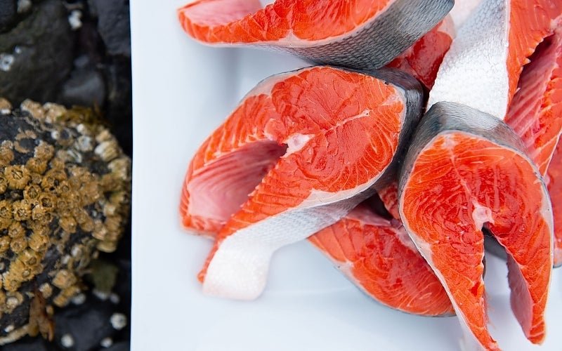 Kenai Sockeye Salmon Steaks (1 Lb) - Parker's Wild Alaskan Seafood