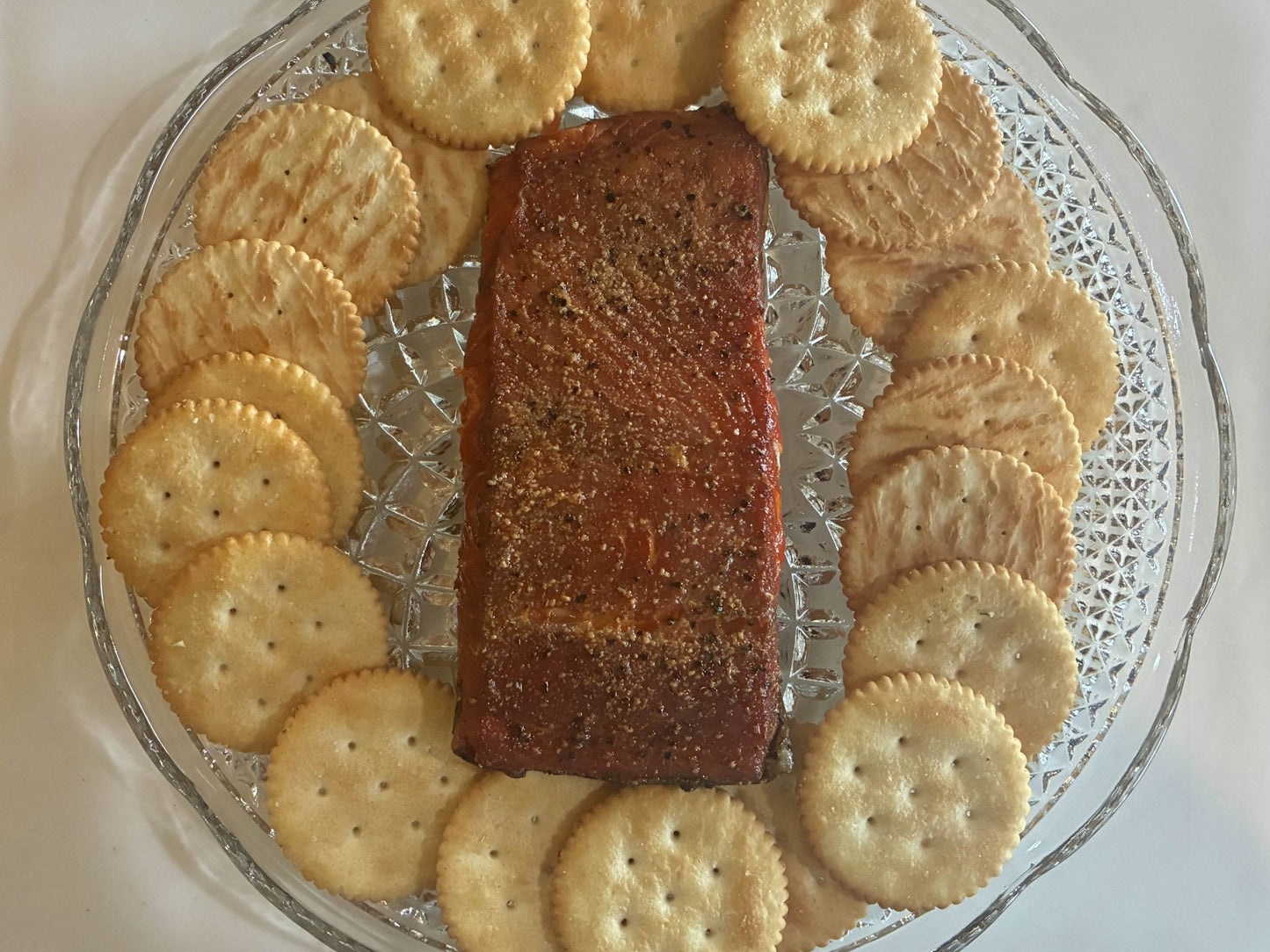 Lemon pepper smoked Copper River sockeye salmon fillet, wild-caught in Alaska