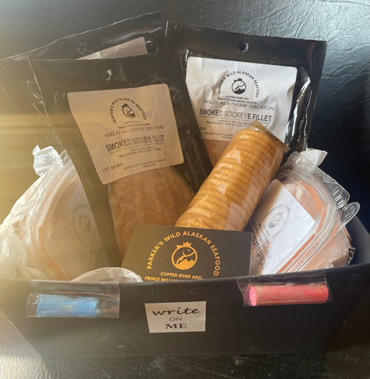 Smoked Salmon Gift Basket - Parker's Wild Alaskan Seafood