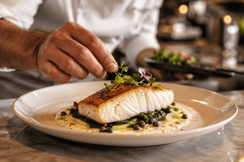 Wild Alaskan Halibut Portions – 1 lb Flash Frozen - Parker's Wild Alaskan Seafood