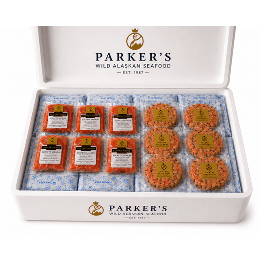 Wild Alaskan Salmon Portions & Patties Subscription - Parker's Wild Alaskan Seafood